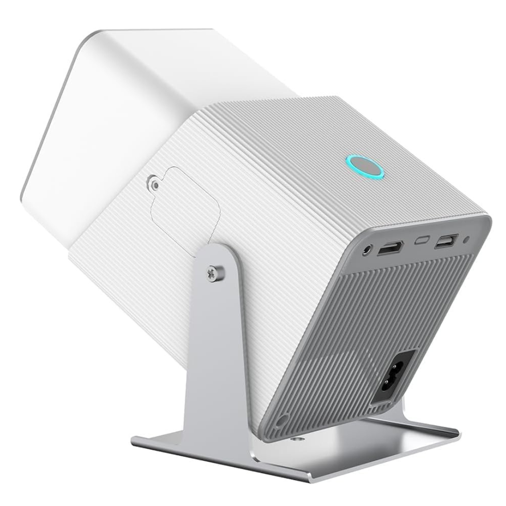 Volpers HT21 Pro 4K Android Projector – Dual WiFi 6 & Bluetooth 5.0, 260 ANSI Lumens, 1080P Support, 300" Display, Portable Home Theater LCD Projector with HDMI/USB, Built-in Speaker, Remote Control