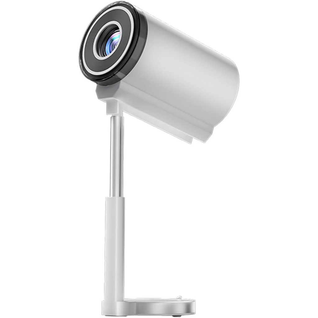 Volpers HT16 Android LED Projector – 720P Portable Home Theater with HDMI & USB, 130" Display, TV Stick & Smartphone Compatible, Big Screen Projector for Indoor & Outdoor Entertainment